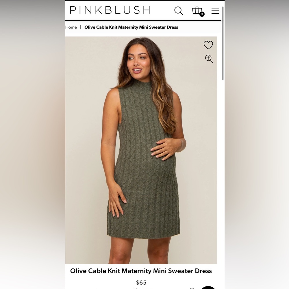 I bought this dress for my baby shower then decided to go with something pink.